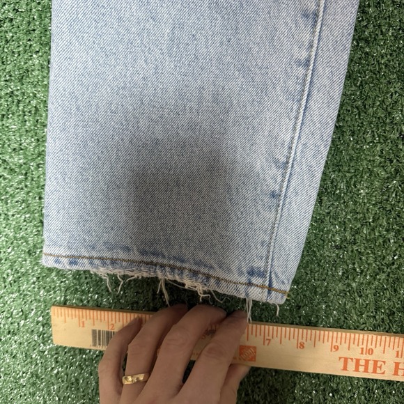 Abercrombie & Fitch Authentic Rigid Denim Loose Jeans Mens 32x32 Light Wash - Picture 12 of 12